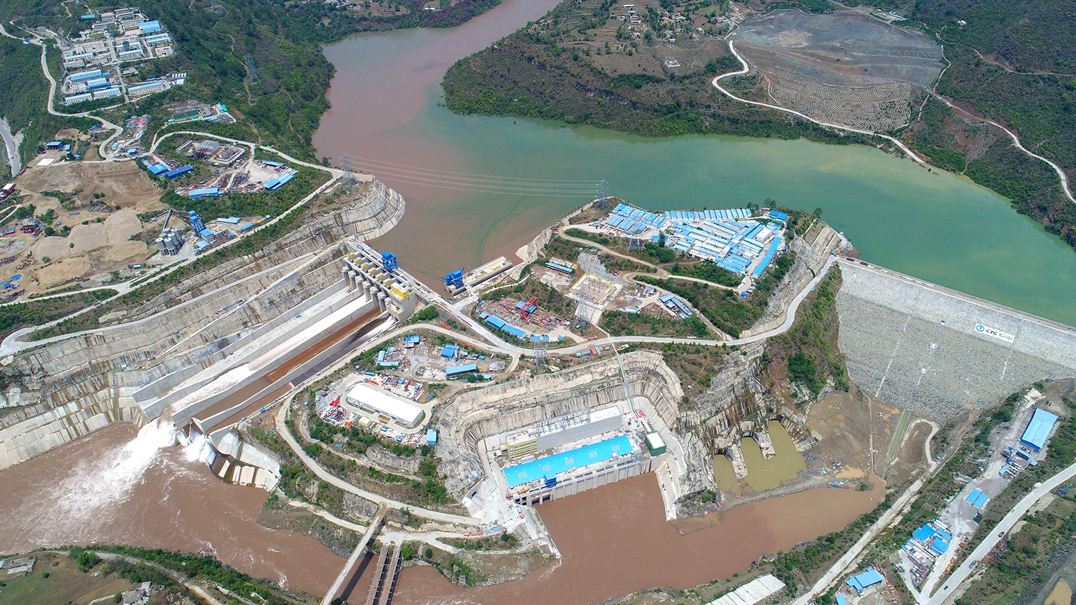 Karot Hydropower Plant in Pakistan's eastern Punjab province.